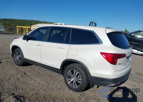 2017 Honda Pilot Ex-L из США, поврежденный, VIN 5FNYF6H52HB029968